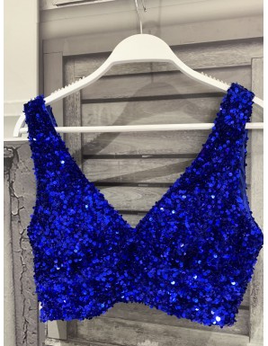 TOP CORTO DE LENTEJUELAS PARA FIESTA 2