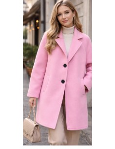 Abrigo oversize de neopreno para mujer Carla