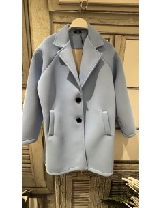 Abrigo oversize de neopreno para mujer Carla 2