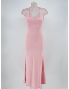 Vestido largo para graduación con tirante ancho y espalda... 2