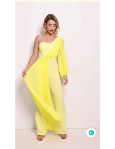 Mono largo amarillo de un hombro,Malu