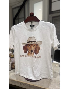 Camiseta Perro Cowboy Marrón 2